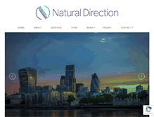 Tablet Screenshot of naturaldirection.co.uk