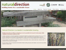Tablet Screenshot of naturaldirection.com.au